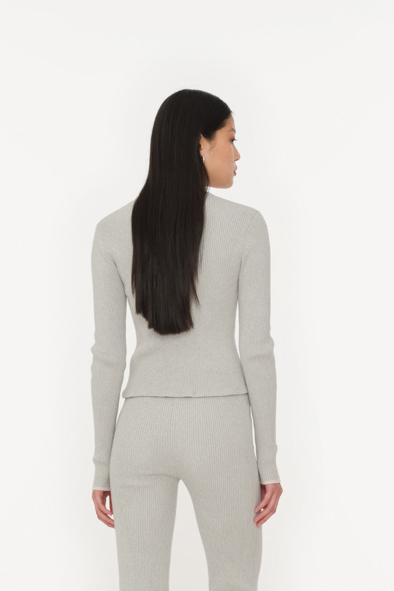 Fine Rib Cardigan