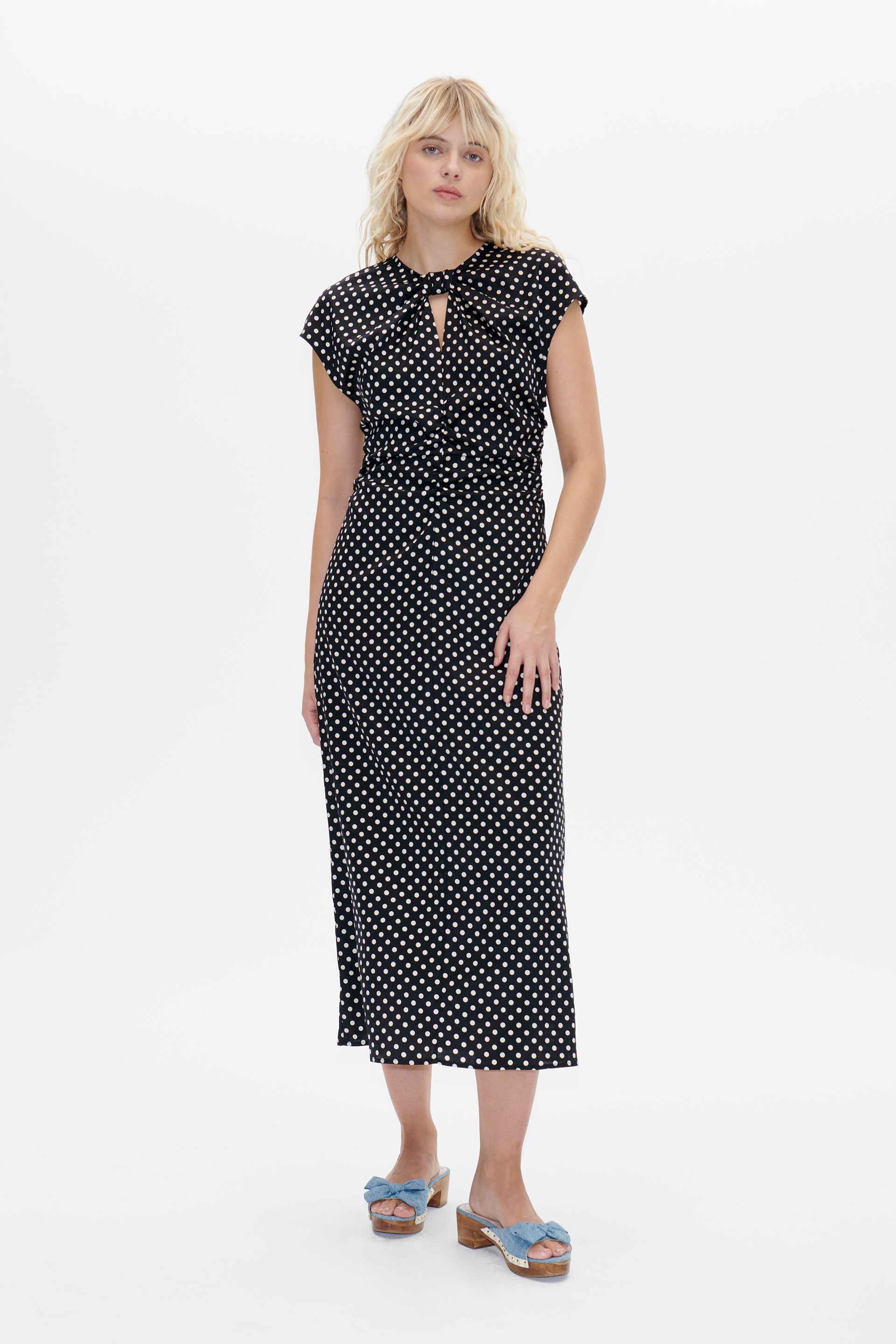 Akeyla Midi Spot Dress