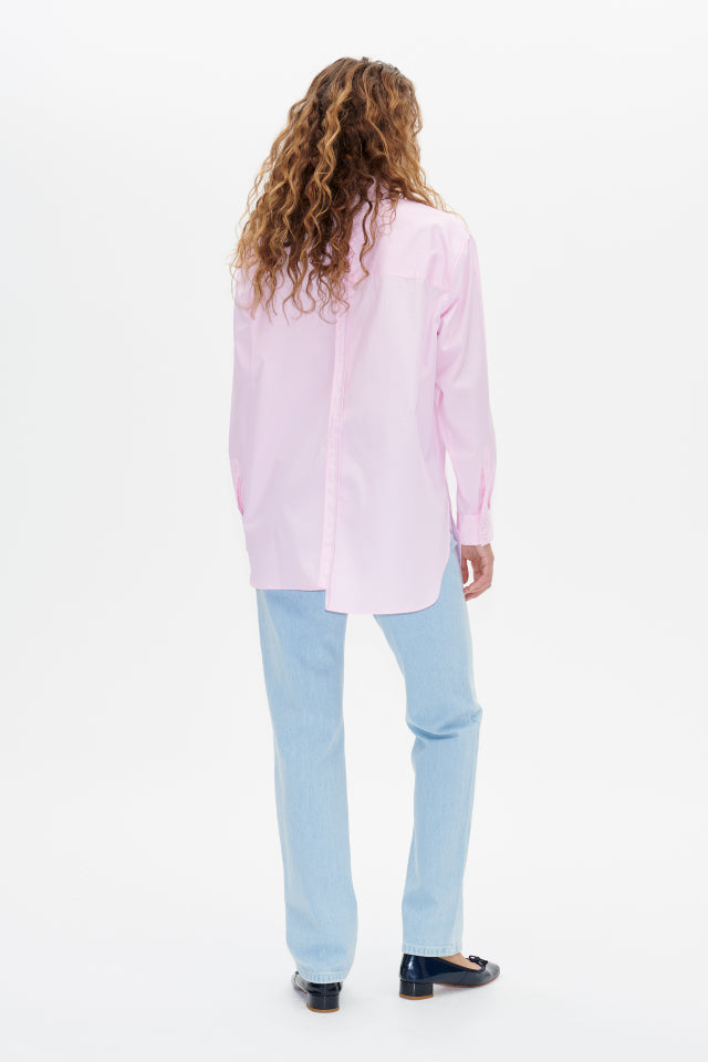 Molli Pink Cotton Overshirt