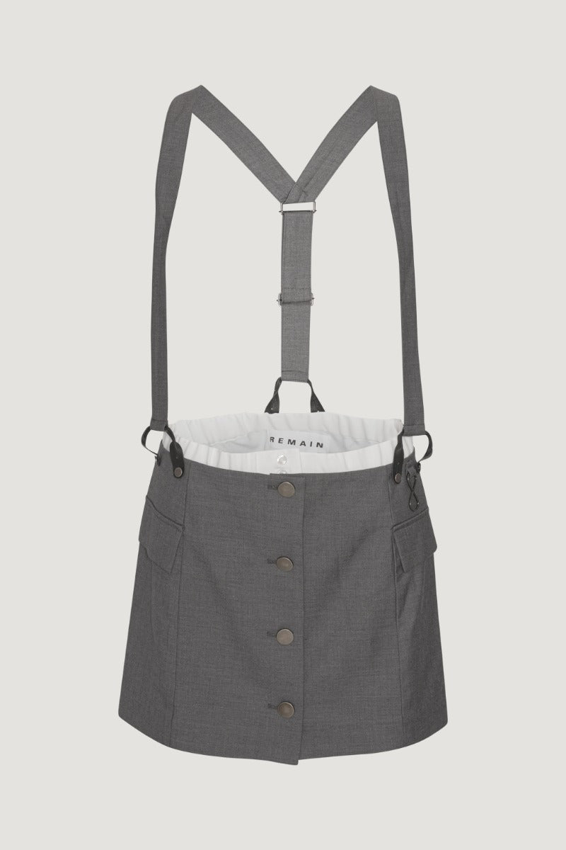 Mini Skirt w. Suspenders