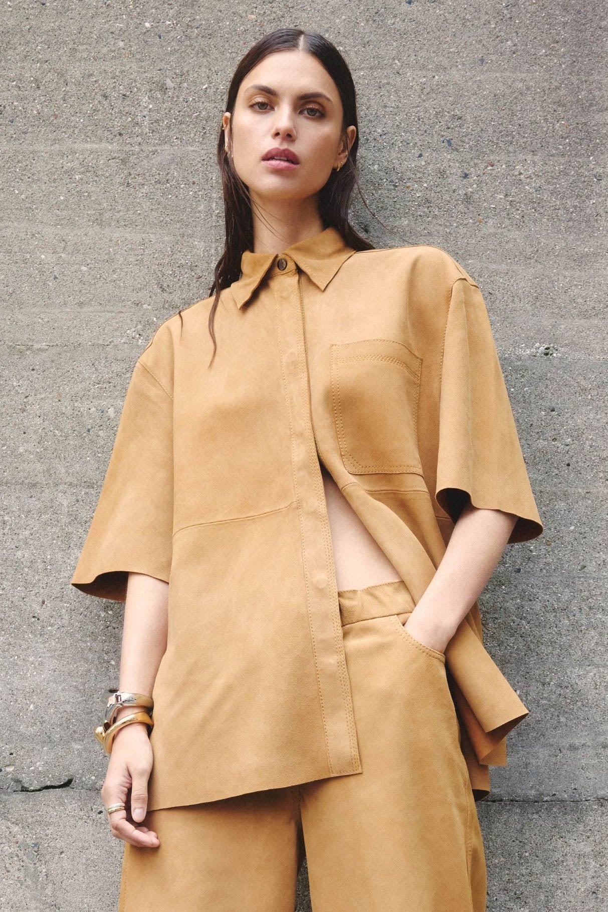 Aladdin Light Suede Shirt