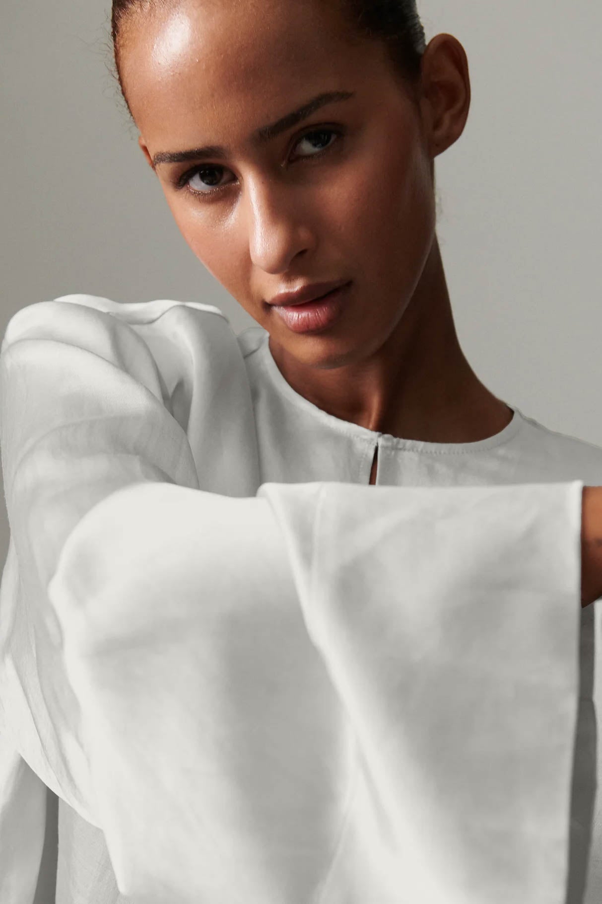 Davies Silk Touch Blouse Jet Stream