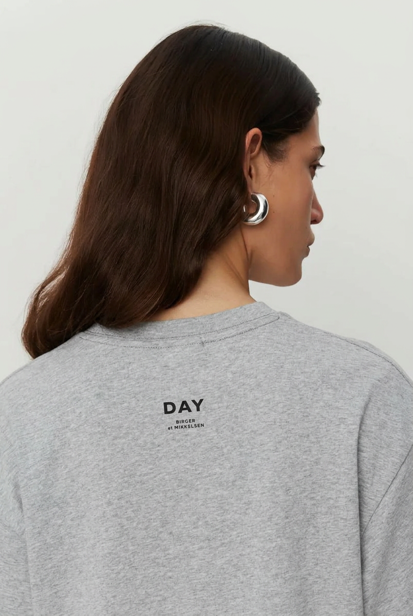 Drew Heavy Jersey T-Shirt Grey