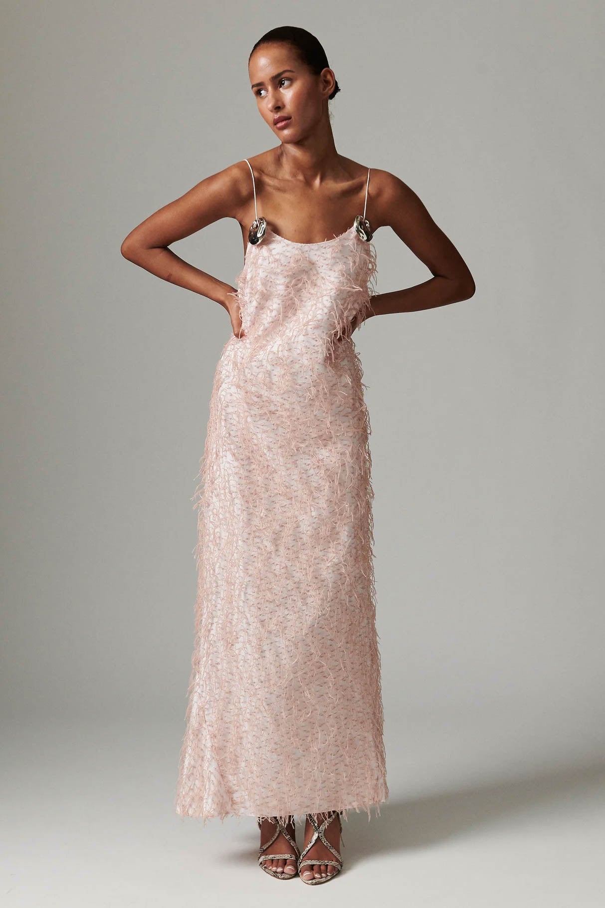 Flio Dobby Fringe Dress
