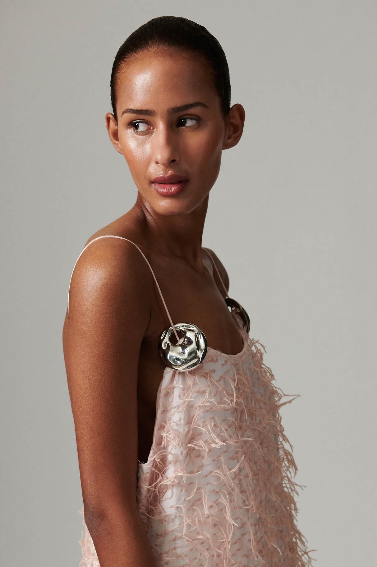Flio Dobby Fringe Dress