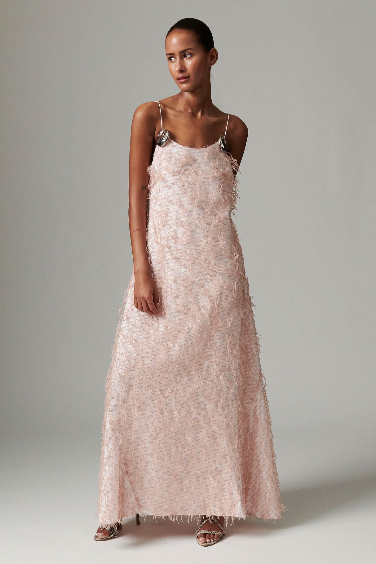 Flio Dobby Fringe Dress