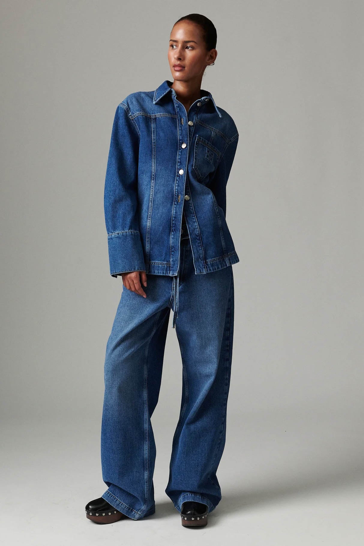 Ludmilla Denim Shirt Jacket