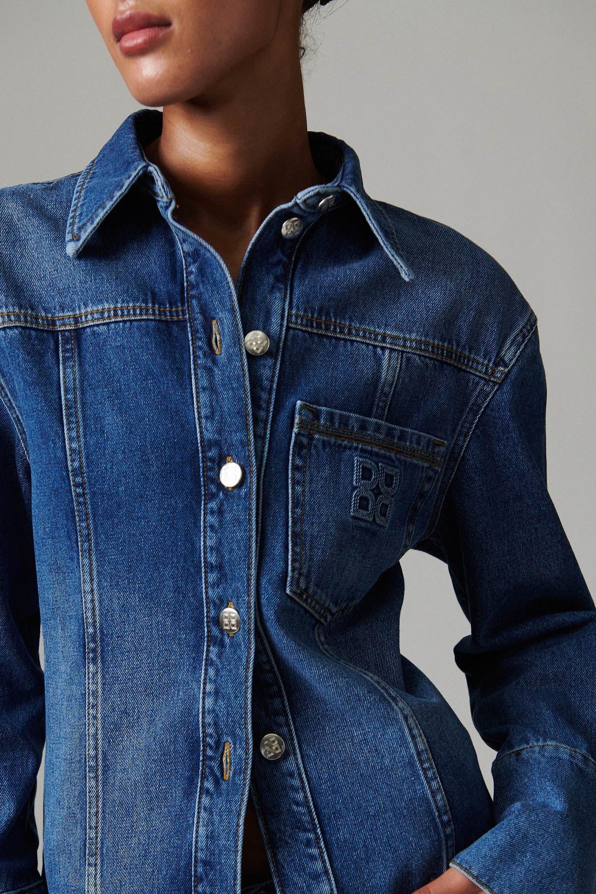 Ludmilla Denim Shirt Jacket
