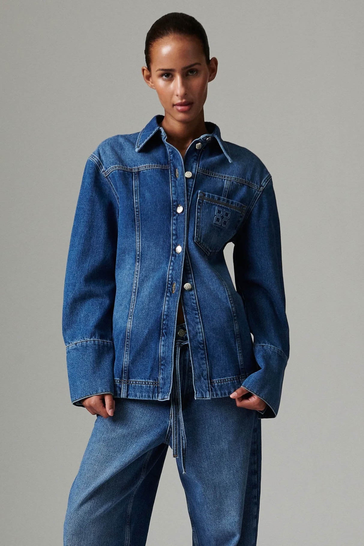 Ludmilla Denim Shirt Jacket
