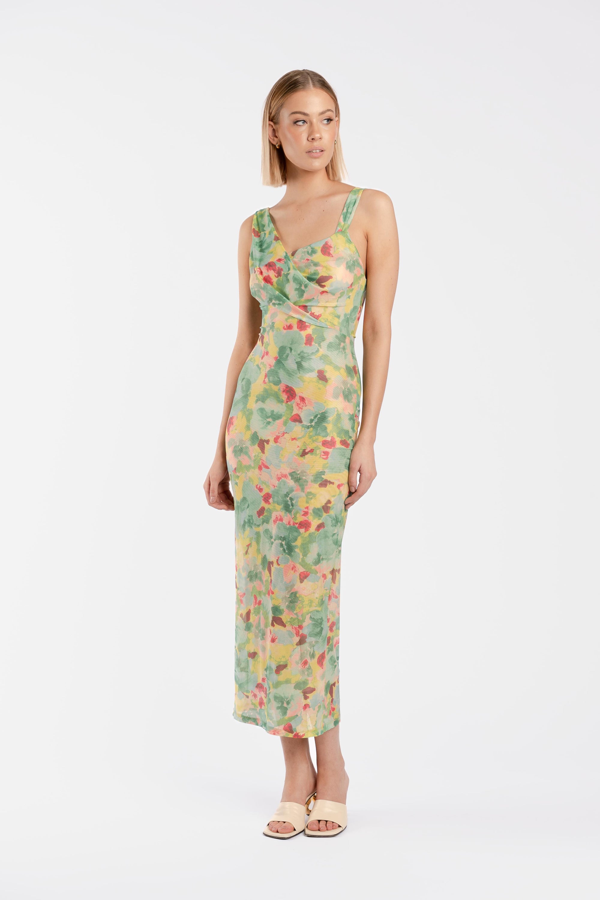 Lygia Stretch Midi Dress