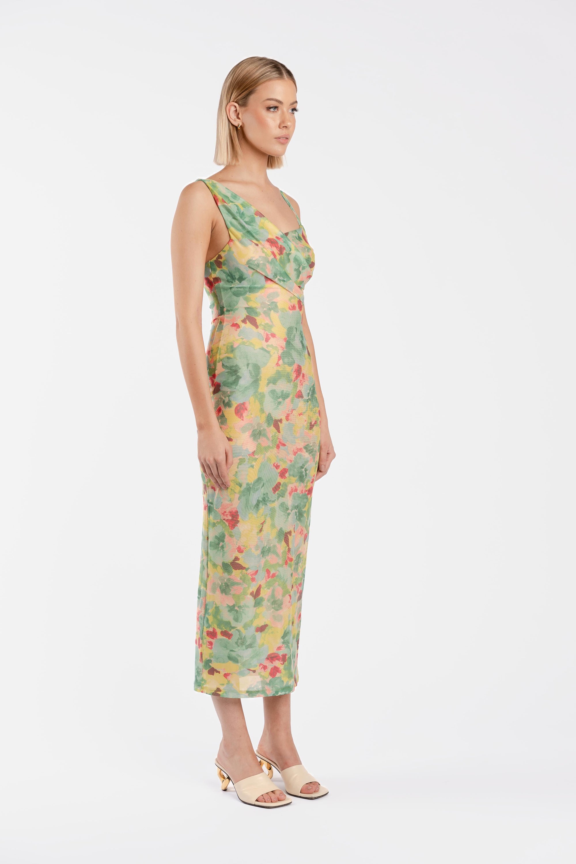 Lygia Stretch Midi Dress