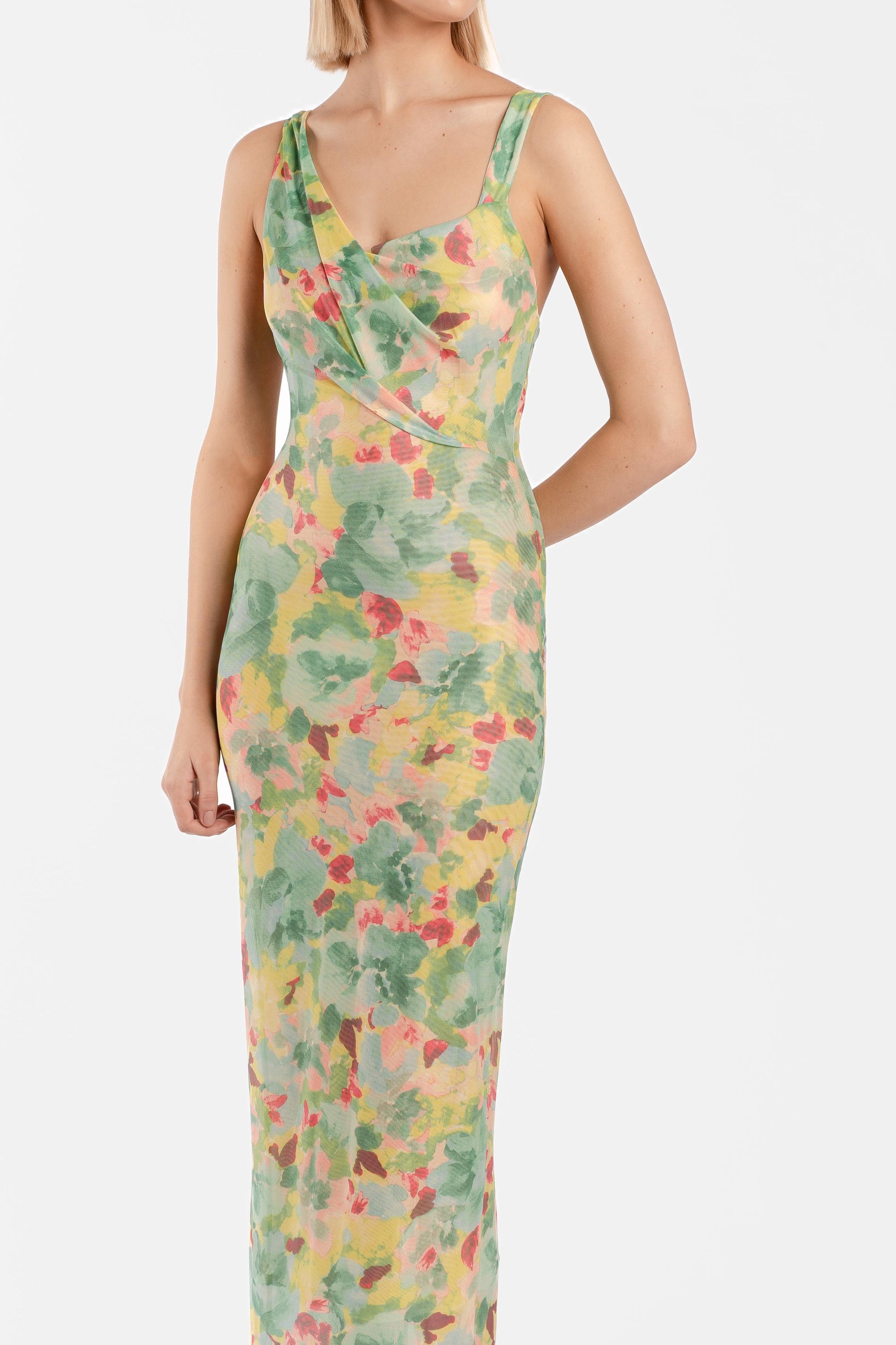 Lygia Stretch Midi Dress