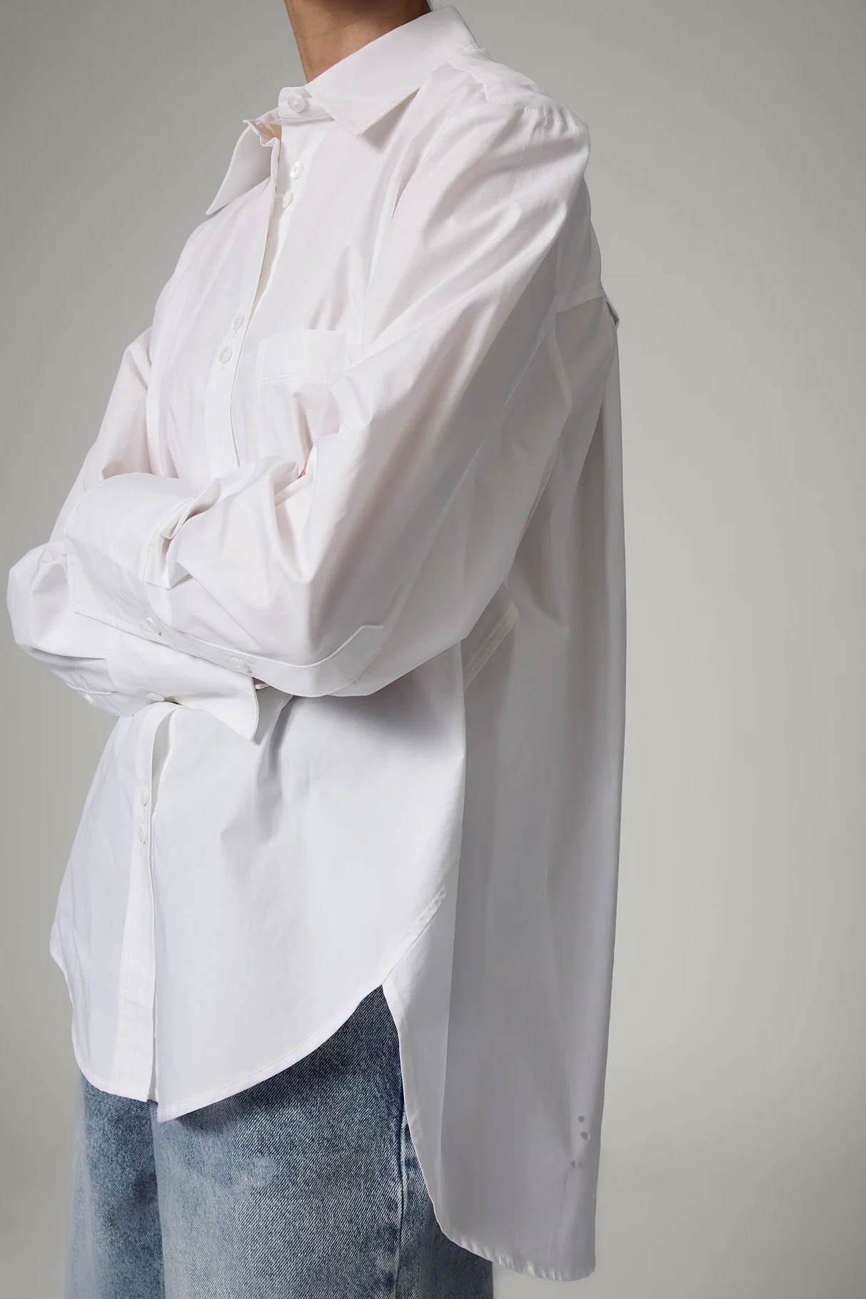 Stella Poplin Cotton Pocket Shirt